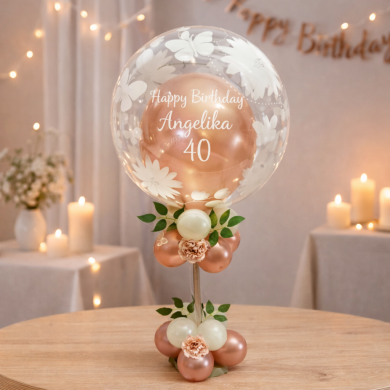 Tischballon zum 40. Geburtstag