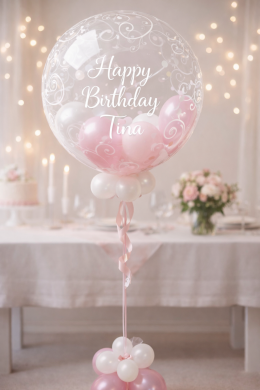 Happy Birthday Ballon mit Namen zum Geburtstag