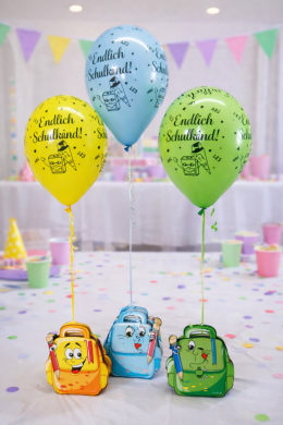 Schultüte mit Ballon
