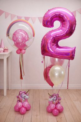 Dekoration zum 2. Geburtstag