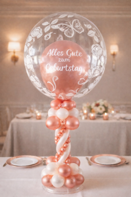 Ballonsäule für den Tisch