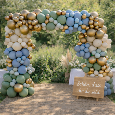 Fotohintergrund / Ballonbogen