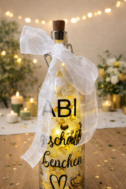 Leuchtflasche zum Abi