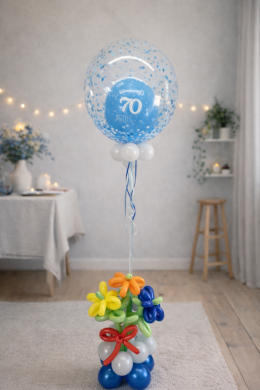 Doppelballon zum 70. Geburtstag