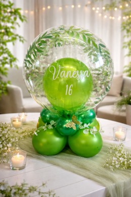 Tischballon in Grün