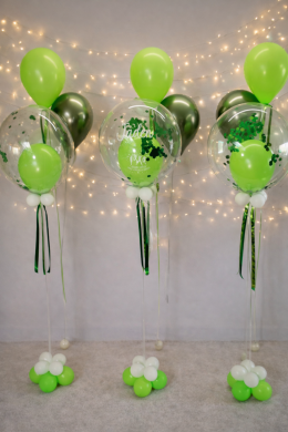 Dekoration zur Jugendweihe in Grün