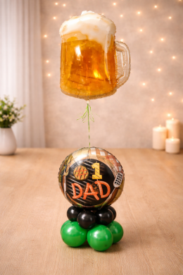 Vatertagsballon mit Bier