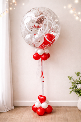 Ballon mit Namen und I love you