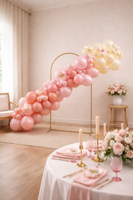 Ballongirlande am Ständer