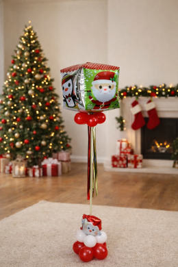 Weihnachtsballon mit 4 Motiven