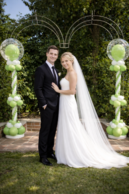 Ballonsäulen mit festem Ständer