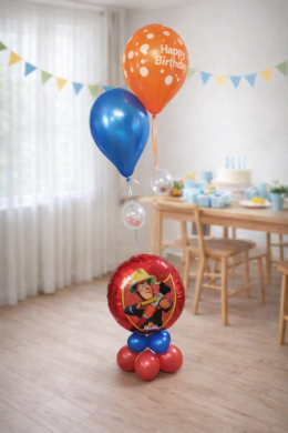 Feuerwehrmann Sam Tischballon