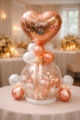 Geschenkballon mit Herz ♥