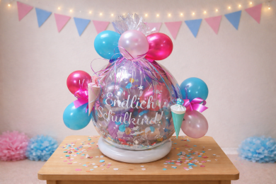 Geschenkballon zur Schuleinführung