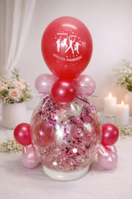 Geschenkballon für Mädchen zur Jugendweihe