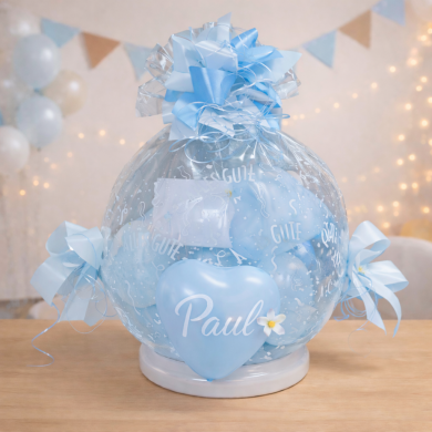 Geschenkballon mit kleinem Herz