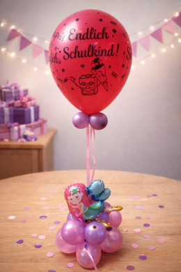 Fee für den Tisch mit Ballon