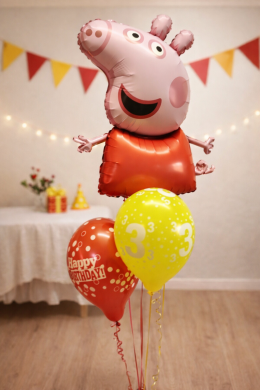 Peppa mit Ballons
